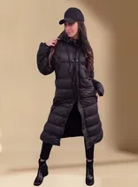 Comprar Camperon Campera Mujer Inflada Largo Impermeable Piel Moda