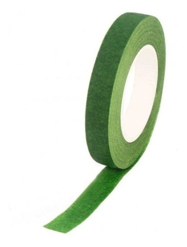 Cinta Engomada Verde Claro/floral Tape Importada Cód. 7052