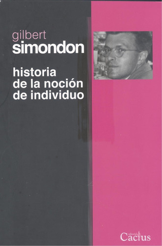 Libro Historia De La Noción De Individuo