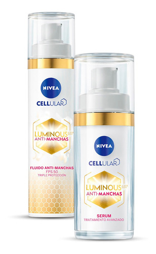 Set De Nivea Fps 50 + Serum Antimanchas Luminous