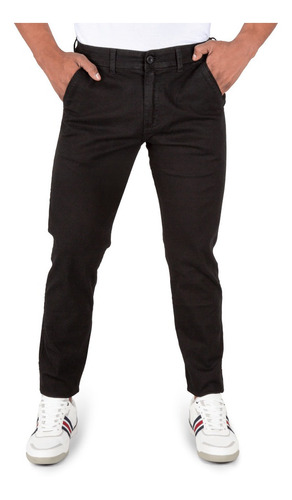 Pantalon Casual 3pdst019 Negro Donatelli