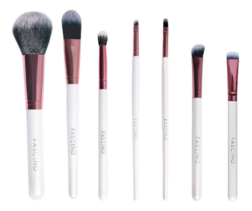 Set 7 Brochas Y Pinceles De Maquillaje Crueltyfree Fascino