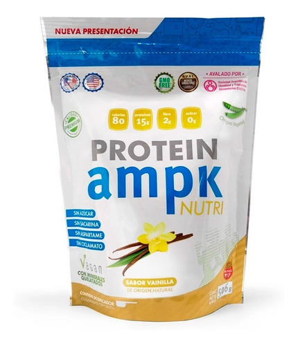 Suplemento Ampk Protein Vainilla Proteina X 506 G Ampk