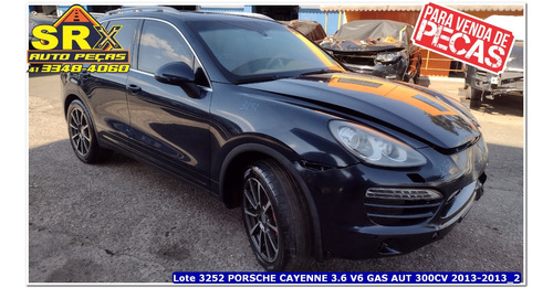 Sucata Porsche Cayenne 3.6 V6 Gas Aut 300cv 2013 Blindada