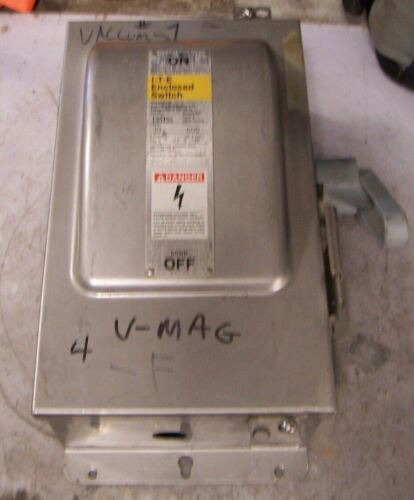 Siemens Ite 30 Amp Stainless Steel Fused Safety Switch 600