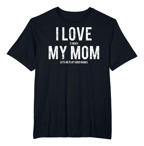 Playera Amo A Mi Mamá Gamers, Camiseta Diseño Divertido