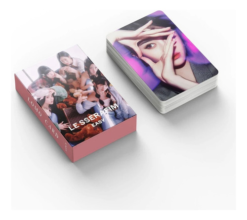 Le Sserafim (55 Photocard + Sticker) Kpop Pegatina+ Lomocard