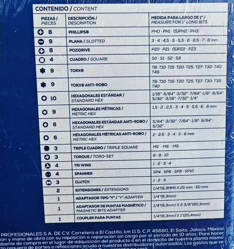 Juego De 100 Puntas Intercambiables En Juego Surtek