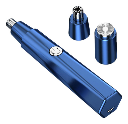 2 Recortador De Nariz Con Motor Potente, Corte Suave, Azul