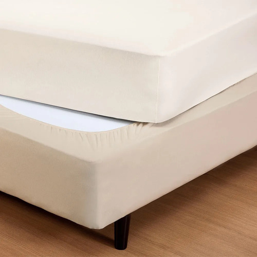 Saia Para Cama Box Fit King Em Malha Algodão Puro190x200x30 Cor Preto