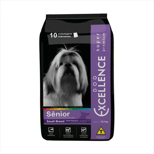 Ração Cães Dog Excellence Senior Raças Pequenas 10,1kg