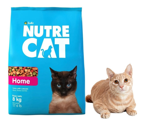 Nutre Cat Home Alimento Para Gatos X 8kg Y A