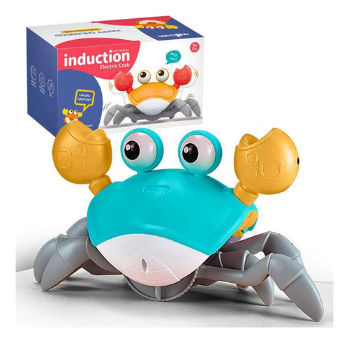 Juguete De Inducción Crab Crawler Para Cangrejos Con Música