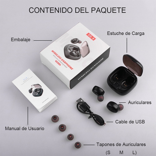 Audífonos Inalámbicos Bluetooth Impermeables Con Pantalla