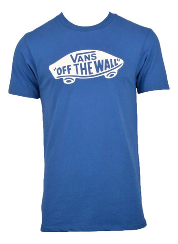 Vans Remera Lifestyle Hombre Otw Logo Azul Fuk