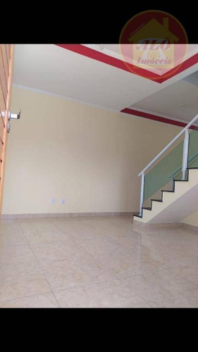 Sobrado Com 2 Dormitórios À Venda, 130 M² Por R$ 380.000,00 - Aviação - Praia Grande/sp - So0618