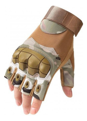 Guantes Tacticos Militar Dedo Corto Outdoor