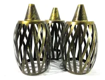 Comprar Plafon Luminaria Colgante 3 Artefactos & Base Techo Metal J0