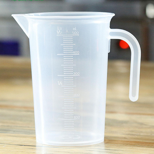 Taza Medidora Con Escala Multifuncional Transparente 500ml