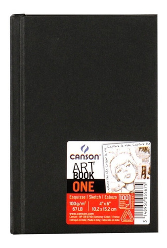 Cuaderno Canson Sketch One Arte 10.2 X 15.2 Cm