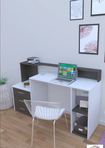 Imagen 1 de 4 de Escritorio Organizador Con 3 Cajones 150 X 90 X 45- Oes 107