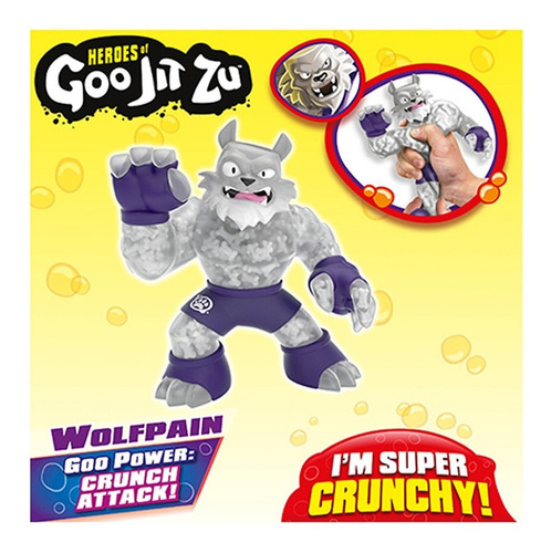 Heroes Of Goo Jit Zu Boneco Estica Volta - Wolfpain - Sunny