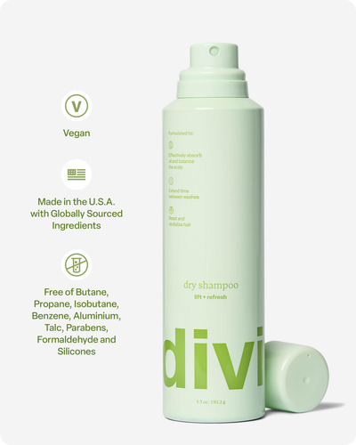 ChampĂș Seco En Spray Divi Para Mujer, 150 Ml, Absorbe El Ace