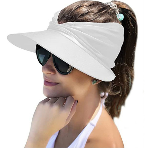 Sombrero Para El Sol Para Mujer, Visera De Playa, Ala Ancha,