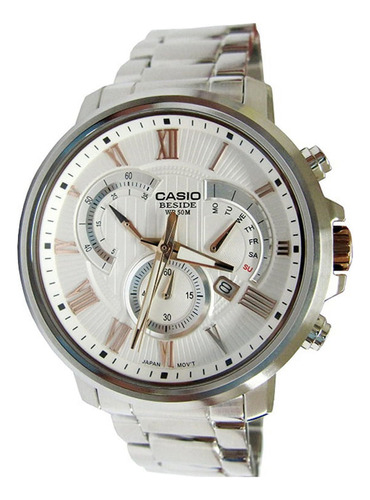 Reloj Casio Bem506bd-7av Para Hombre De Acero Inoxidable