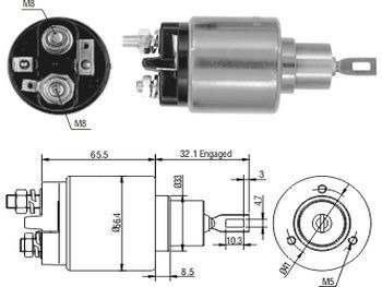 Solenoide Bosch Fiat 1.3 Nafta