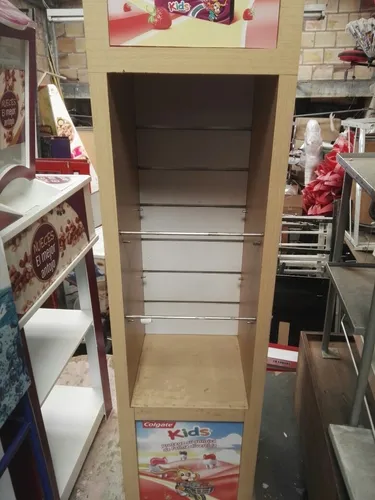 Exhibidor Madera Interline Ranurada Con Roseta Xa Luz (Usado)