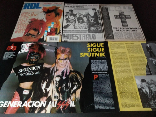 (am007) Sigue Sigue Sputnik * Recortes Revistas Clippings