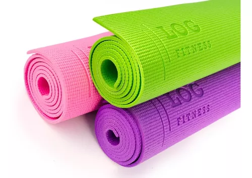 Mat Yoga Pilates Pvc 6mm + Bolso. Antideslizante. Retractil