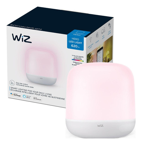 Luminaria De Mesa Hero Inteligente Wiz Color Rgb 9w