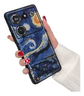 Funda Starry Sky Oil Painting Para Zte Nubia Z50 Ultra