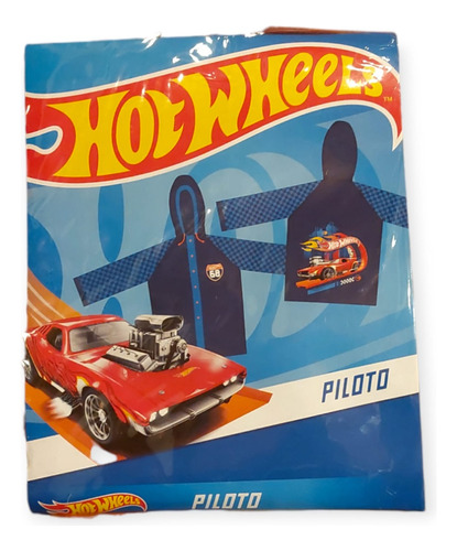 Piloto De Lluvia Niños Hotwheels Wabro Lanus