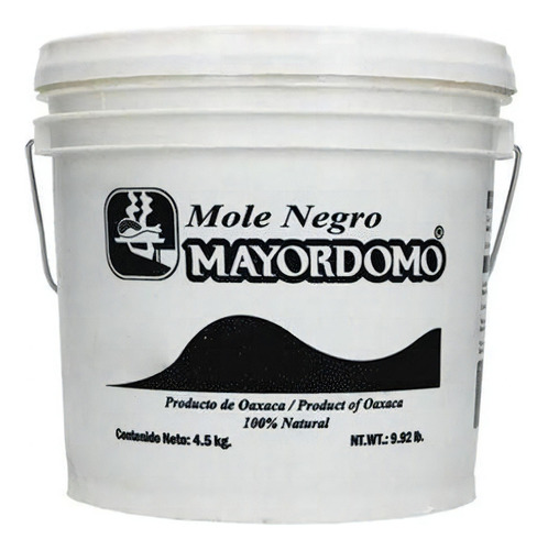 Mole Negro Mayordomo Cubeta 4.5 Kg 100% Oaxaqueño