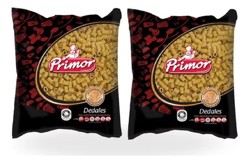 Pasta Dedales Primor 1kg Pack 2und