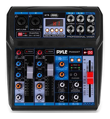 Mezclador De Audio Inalámbrico Para Dj Pyle-pro Pmx44t.5