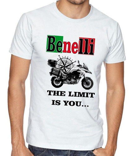 Benelli Trk Moto Adventure / Remeras (blanca Y Gris)
