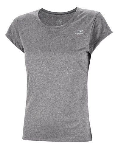 Remera Topper Training Mujer Gris