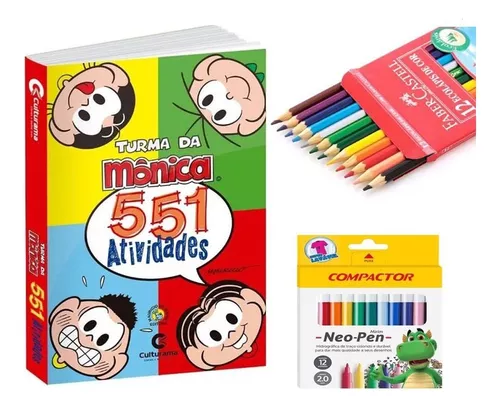 Colorir Turma Mônica – Jogos da Escola