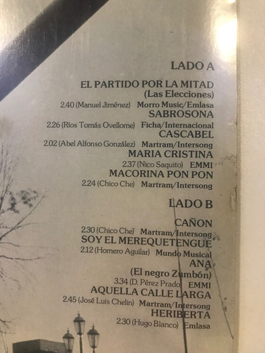 Chico Che Y La Crisis Cañón Disco Vinilo Lp Original Estándar