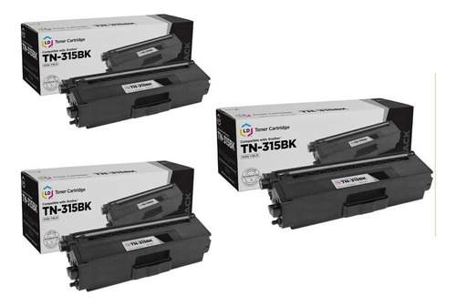 Pack 3 Toner Alternativo Broher Tn 315/325 Bk