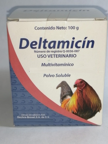 Deltamicin Multivitaminico Para Aves 100 Gr
