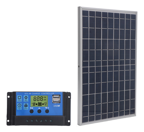 Panel Controlador Solar 10w 12v Policristalino Ip65