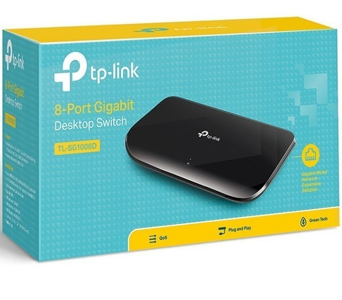 Imagen 6 de 6 de Switch 8 Puertos Tp-link Gigabit 10/100/1000 Mbps Tl-sg1008d