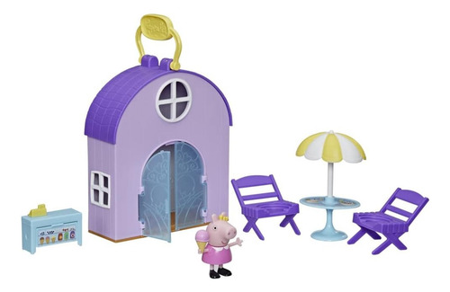Peppa Pig Sorveteria Brinquedo Infantil Hasbro 6 Peças