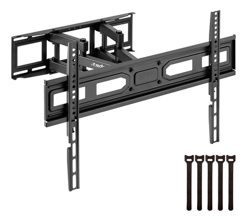 Soporte Para Pantalla Base Tv Movil Extensible 37-80 PuLG Color Negro