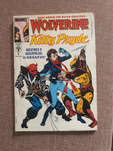 Wolverine & Kitty Pryde Minissérie/abril - Minissérie Especial Em 2 Edições (Usado)